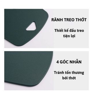 BỘ 3 THỚT NHỰA Kháng Khuẩn Hàn Quốc Nhựa PP Cao Cấp An Toàn Cho Sức Khoẻ, Chống Trầy, Chống Trơn