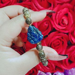 VÒNG TAY TRẦM HƯƠNG TỐC PHỐI HỒ LY CHÚA ĐÁ THIÊN THANH THIÊN NHIÊN - THẮNG GIANG