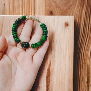 VÒNG TAY TÚI TIỀN ĐIẾU NGỌC CẨM THẠCH SƠN THỦY THIÊN NHIÊN - THẮNG GIANG