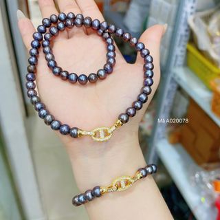 BỘ NGỌC TRAI NUÔI NƯỚC NGỌT MÀU LÔNG CÔNG KHÓA THỜI TRANG - THẮNG GIANG