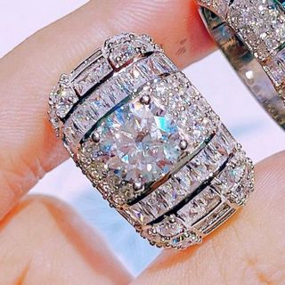 NHẪN NAM BẠC Ý XI BẠCH KIM ĐÍNH KIM CƯƠNG MOISSANITE TẶNG KÈM KIỂM ĐỊNH QUỐC TẾ - THẮNG GIANG