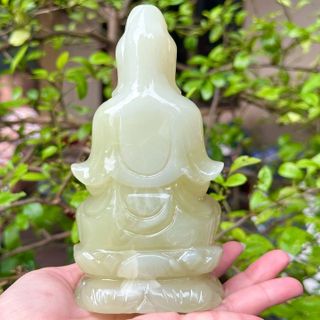 TƯỢNG PHẬT QUAN ÂM ĐÁ NGỌC PAKISTAN THIÊN NHIÊN - THẮNG GIANG