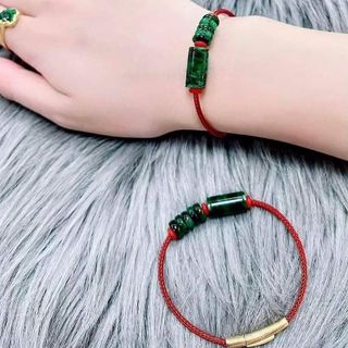 VÒNG TAY LU THỐNG NGŨ ĐIẾU NGỌC CẨM THẠCH SƠN THỦY VIP - THẮNG GIANG