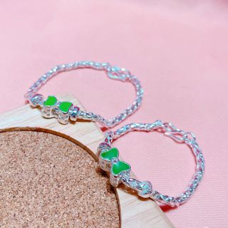 [ 1 CÁI ] LẮC TAY MẸ VÀ BÉ HÌNH NƠ BẠC TA CAO CẤP - THẮNG GIANG