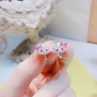 BÔNG TAI MÈO KITTY CHO BÉ BẠC TA CAO CẤP - THẮNG GIANG