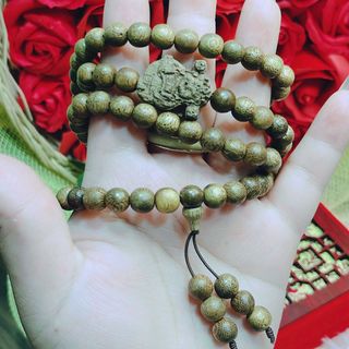 VÒNG TAY NAM TRẦM HƯƠNG TỐC THIÊN NHIÊN PHỐI CHARM THẦN TÀI - THẮNG GIANG