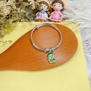 VÒNG TAY HÌNH CON HEO BẠC TA CAO CẤP DÀNH CHO BÉ - THẮNG GIANG