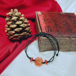 VÒNG TAY CỎ BỐN LÁ NGỌC CẨM THẠCH HẾT TẾT SONG ĐIẾU THIÊN NHIÊN - THẮNG GIANG