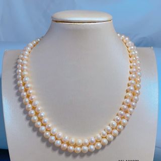 CHUỖI VÒNG CỔ NGỌC TRAI NUÔI NƯỚ NGỌT THIÊN NHIÊN VIP HAI TẦNG - THẮNG GIANG