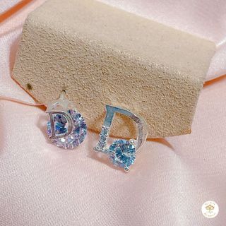 BÔNG TAI BẠC TA HÌNH CHỮ D - THẮNG GIANG