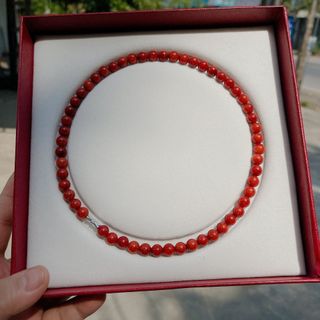 DÂY CHUYỀN NGỌC CẨM THẠCH HUYẾT 8 LY - THẮNG GIANG