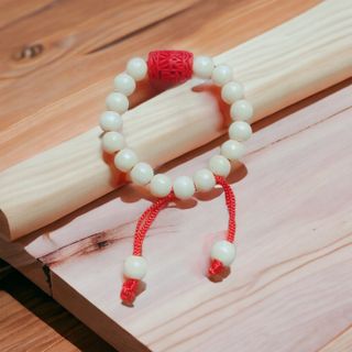 VÒNG TAY DÂU TẰM PHỐI LU THỐNG CHU SA CHO BÉ - THẮNG GIANG