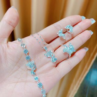 BỘ TRANG SỨC HỒ LY BẠC TA CAO CẤP - THẮNG GIANG