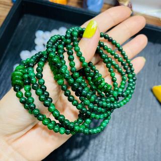 VÒNG TAY NGŨ ĐIẾU NGỌC CẨM THẠCH SƠN THỦY THIÊN NHIÊN - THẮNG GIANG