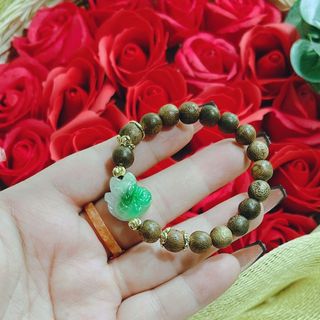 VÒNG TAY TRẦM HƯƠNG TỐC PHỐI HỒ LY CẨM THẠCH LÝ VÂN THIÊN NHIÊN - THẮNG GIANG