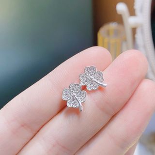 BÔNG TAI CỎ BỐN LÁ BẠC TA CAO CẤP - THẮNG GIANG