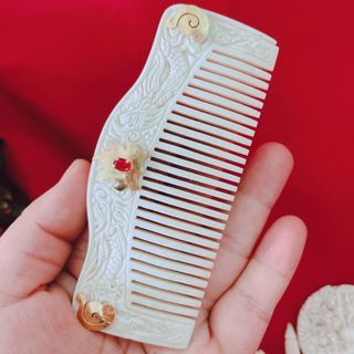 LƯỢC XƯƠNG MỸ NGHỆ GẮN BẠC XI VÀNG - THẮNG GIANG