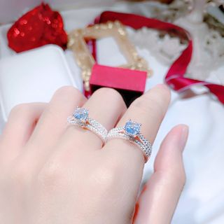 NHẪN NHÔ BẠC TA CAO CẤP ĐÍNH ĐÁ CÓ THẺ HÓA ĐƠN - THẮNG GIANG