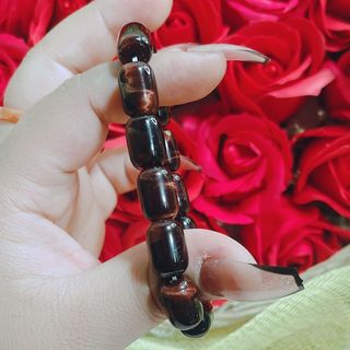 VÒNG TAY LU THỐNG THẠCH ANH MẮT HỔ THIÊN NHIÊN 10 LY - THẮNG GIANG