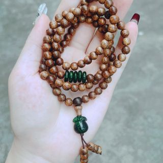 VÒNG TAY TRẦM HƯƠNG PHỐI TÚI TIỀN NGŨ ĐIẾU NGỌC CẨM THẠCH THIÊN NHIÊN - THẮNG GIANG