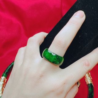 NHẪN NHỠ NGỌC CẨM THẠCH SƠN THỦY THIÊN NHIÊN - THẮNG GIANG