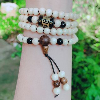 VÒNG TAY DÂU TẰM THIÊN NHIÊN PHỐI LU TRÚ BÌNH AN - THẮNG GIANG