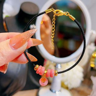 VÒNG TAY NGŨ ĐIẾU NGỌC THIÊN NHIÊN BỌC VÀNG TÂY 10 KARA - THẮNG GIANG