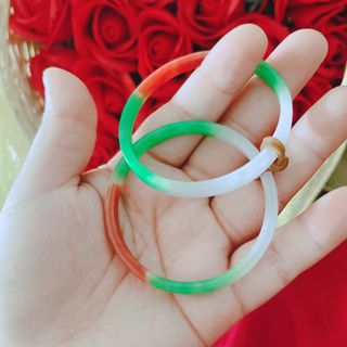 VÒNG TAY CẶP ĐÔI NGỌC CẨM THẠCH TAM TÀI - THẮNG GIANG
