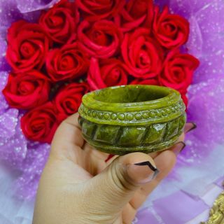 VÒNG TAY BẢN CỐI SERPENTINE THIÊN NHIÊN CHẠM KHẮC THỦ CÔNG - THẮNG GIANG