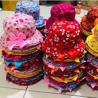 Nón bucket trẻ em đủ mẫu có một hoa NB