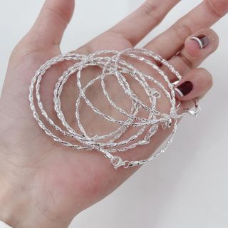 VÒNG TAY TAY BẠC Ý XOẮN CÓ THẺ HÓA ĐƠN - THẮNG GIANG