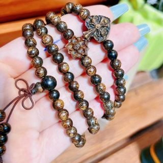 VÒNG TAY HƯƠNG SÁNH CHÌM PHỐI LÁ BỒ ĐỀ VÀ SEN - THẮNG GIANG