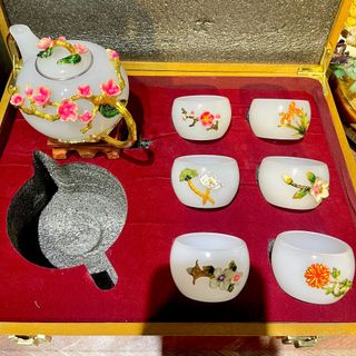 BỘ ẤM CHÉN NGỌC ONYX THIÊN NHIÊN - THẮNG GIANG
