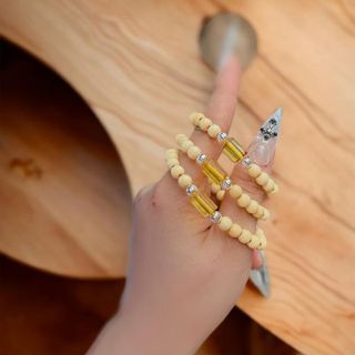 VÒNG TAY DÂU TẰM CHO BÉ PHỐI CHARM LU HỔ PHÁCH THIÊN NHIÊN - THẮNG GIANG