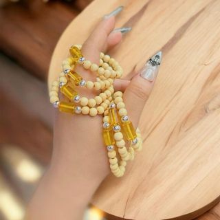 VÒNG TAY DÂU TẰM CHO BÉ PHỐI CHARM LU HỔ PHÁCH THIÊN NHIÊN - THẮNG GIANG