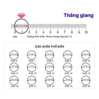 NHẪN NGỌC CẨM THẠCH SƠN THỦY BẢN VUÔNG NHỠ THIÊN NHIÊN - THẮNG GIANG