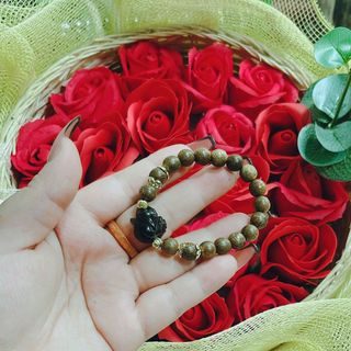 VÒNG TAY TRẦM HƯƠNG TỐC PHỐI HỒ LY THẠCH ANH KHÓI THIÊN NHIÊN - THẮNG GIANG