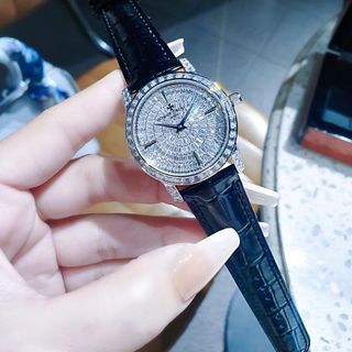 ĐỒNG HỒ NAM NỮ SIÊU CẤP VACHEROON DÂY DA MẶT PHỦ KÍN ĐÁ XOÀN