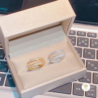NHẪN RẮN ĐÍNH ĐÁ CHUẨN BẠC TA , BẠC TA XI VÀNG 24K - THẮNG GIANG