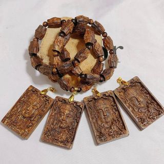 DÂY CHUYỀN NAM MẶT PHẬT TRẦM HƯƠNG SÁNH CHÌM THIÊN NHIÊN - THẮNG GIANG