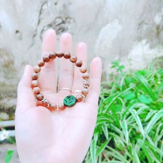 VÒNG TAY TRẦM HƯƠNG TỐC PHỐI XU KIM TIỀN CẨM THẠCH SƠN THỦY THIÊN NHIÊN - THẮNG GIANG