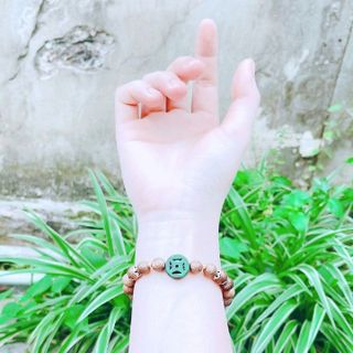 VÒNG TAY TRẦM HƯƠNG TỐC PHỐI XU KIM TIỀN CẨM THẠCH SƠN THỦY THIÊN NHIÊN - THẮNG GIANG