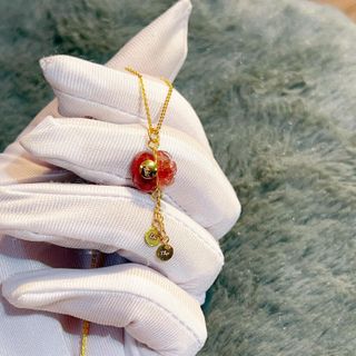 MẶT DÂY CHUYỀN THẠCH ANH TÓC THIÊN NHIÊN BỌC VÀNG TÂY 10 KARA - THẮNG GIANG