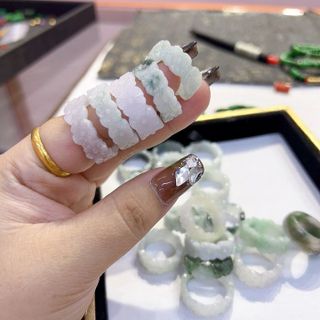 NHẪN CẨM THẠCH TRẠM HOA MAI THIÊN NHIÊN - THẮNG GIANG