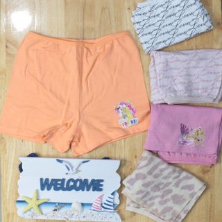Quần chíp đùi cho bé gái 11 đến 30kg, chất liệu thun cotton co giãn tốt, kháng khuẩn tự nhiên