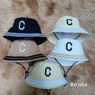 Mũ bucket trẻ em chữ C nét riêng CQ giá sỉ