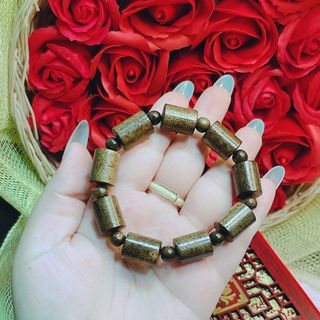 VÒNG TAY NAM ĐỐT TRÚC 12 LY TRẦM HƯƠNG TỐC THIÊN NHIÊN - THẮNG GIANG