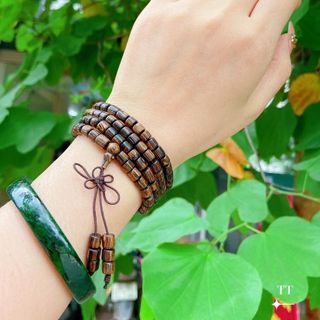 VÒNG TAY LU THỐNG TRẦM HƯƠNG SÁNH CHÌM TỰ NHIÊN - THẮNG GIANG