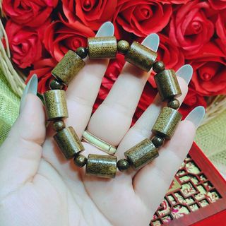 VÒNG TAY NAM ĐỐT TRÚC 12 LY TRẦM HƯƠNG TỐC THIÊN NHIÊN - THẮNG GIANG