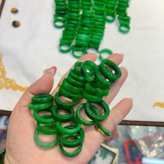 NHẪN NAM NGỌC CẨM THẠCH THIÊN NHIÊN NHIỀU SIZE - THẮNG GIANG